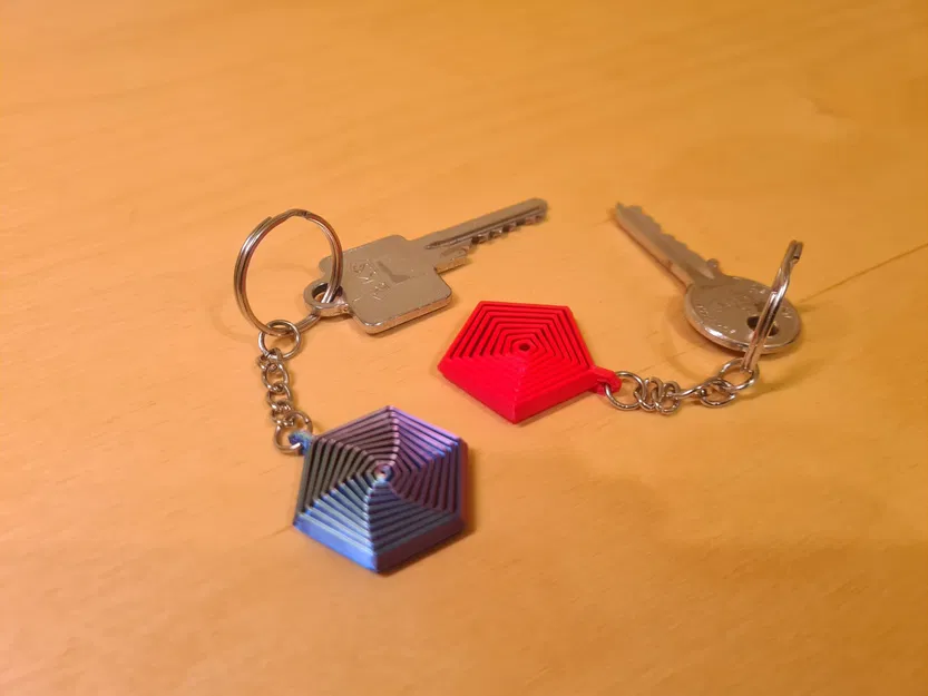 Móc Khóa Fidget (Lục Giác/Ngũ Giác/Tứ Giác/Tam Giác) - Image 2