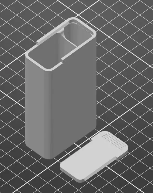 Hộp đựng bật lửa kèm thuốc lá :-) - Image 1