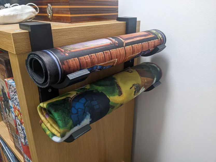 Kệ đựng cuộn lót bàn chơi game cho IKEA KALLAX - Image 1