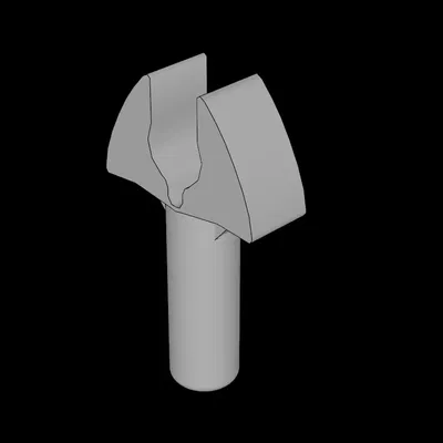 Thanh Lego Tương Thích (48729a.dat) 1.5L Có Kẹp Không Lỗ Trục