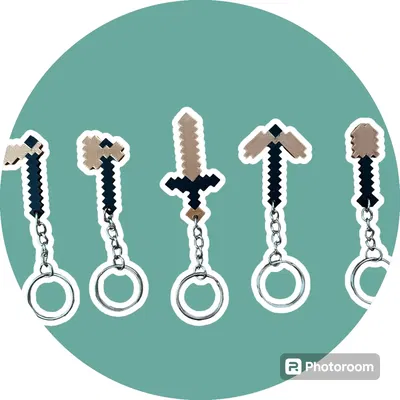 Móc khóa Minecraft các loại công cụ v_1