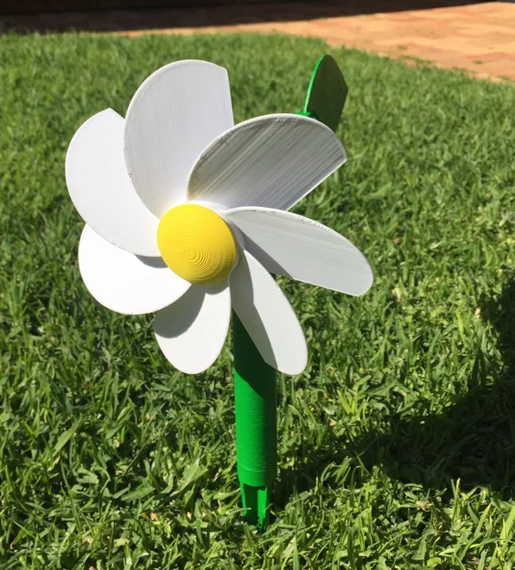 Chong Chóng Hoa / Cối Xay Gió Hình Hoa - Image 2