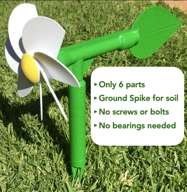 Chong Chóng Hoa / Cối Xay Gió Hình Hoa - Image 4