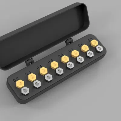 Hộp đựng đầu phun "Print in Place" đơn giản