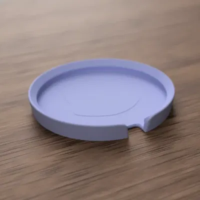 Nắp hộp thức ăn cho mèo linh hoạt với lỗ giữ thìa