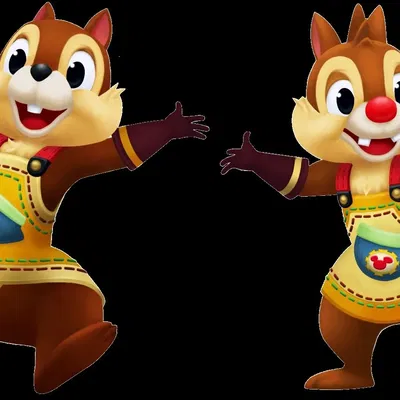 Mô Hình Kingdom Hearts Chip Và Dale