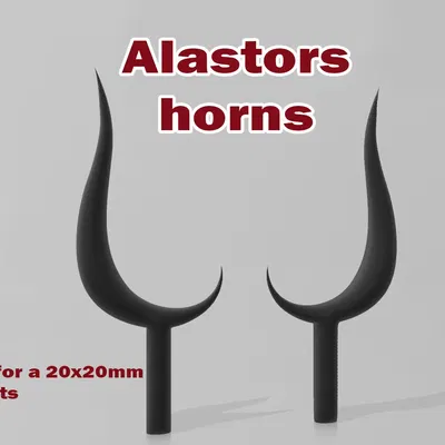 Sừng Alastor - Khách Sạn Hazbin