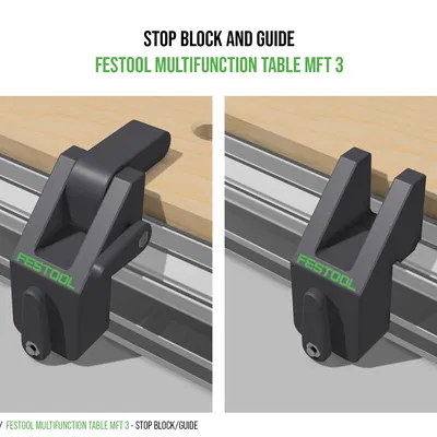 CHẶN VÀ THANH DẪN HƯỚNG CHO FESTOOL MFT 3