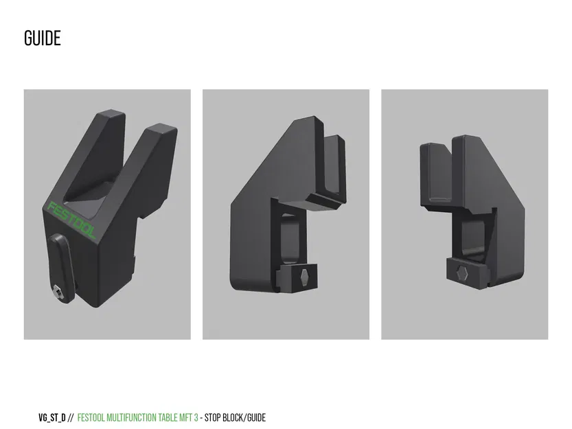 CHẶN VÀ THANH DẪN HƯỚNG CHO FESTOOL MFT 3 - Image 3