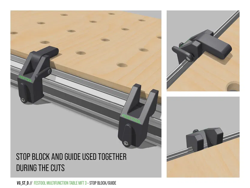 CHẶN VÀ THANH DẪN HƯỚNG CHO FESTOOL MFT 3 - Image 6
