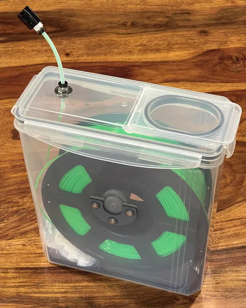 Hộp Sấy Sợi Nhựa Mỏng Có Giá Đỡ Cuộn Dây Bi - Image 1