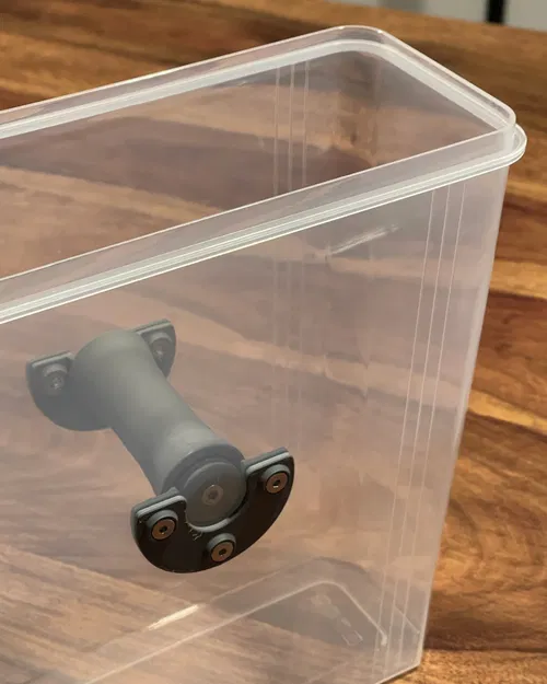 Hộp Sấy Sợi Nhựa Mỏng Có Giá Đỡ Cuộn Dây Bi - Image 4