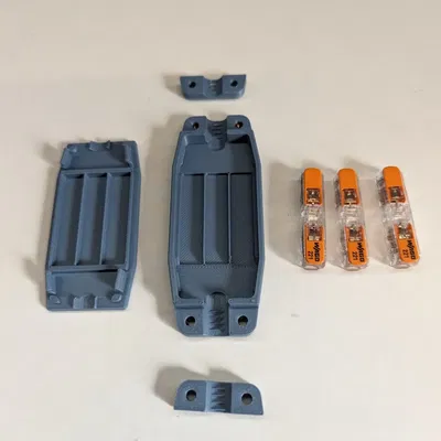 Hộp nối Inline Wago 221 cho dây mềm 2, 3, 4 hoặc 5 ruột