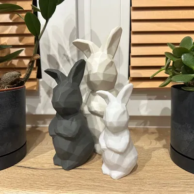 Thỏ - Low Poly, Phục Sinh