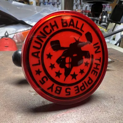 Bảng đồ họa nút khởi động cho trò chơi pinball