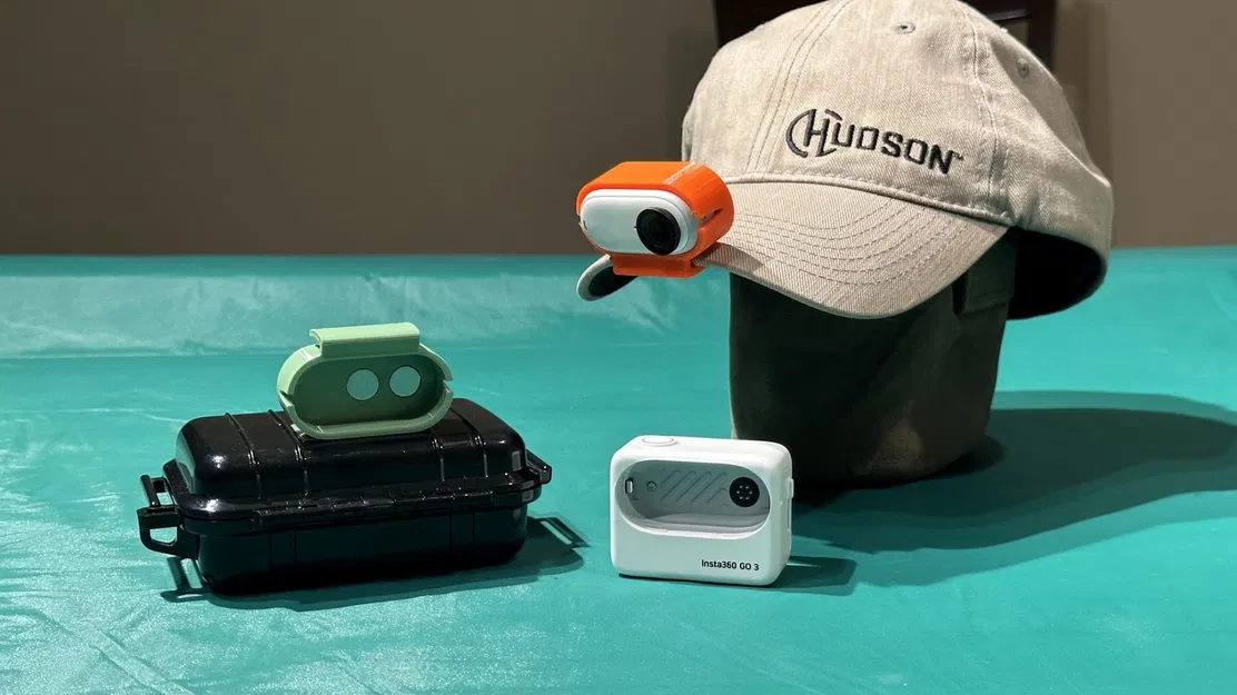 Đế Gắn Camera Insta360 Go 3 Lên Nón - Image 1