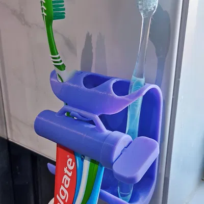 Dụng Cụ Nặn Kem Đánh Răng và Giá Đỡ Bàn Chải