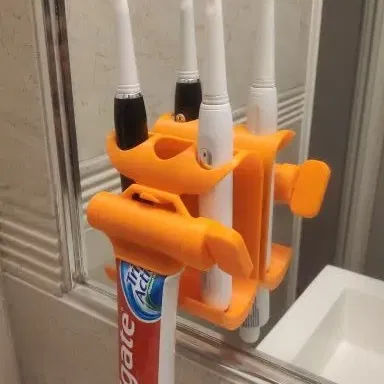 Dụng Cụ Nặn Kem Đánh Răng và Giá Đỡ Bàn Chải