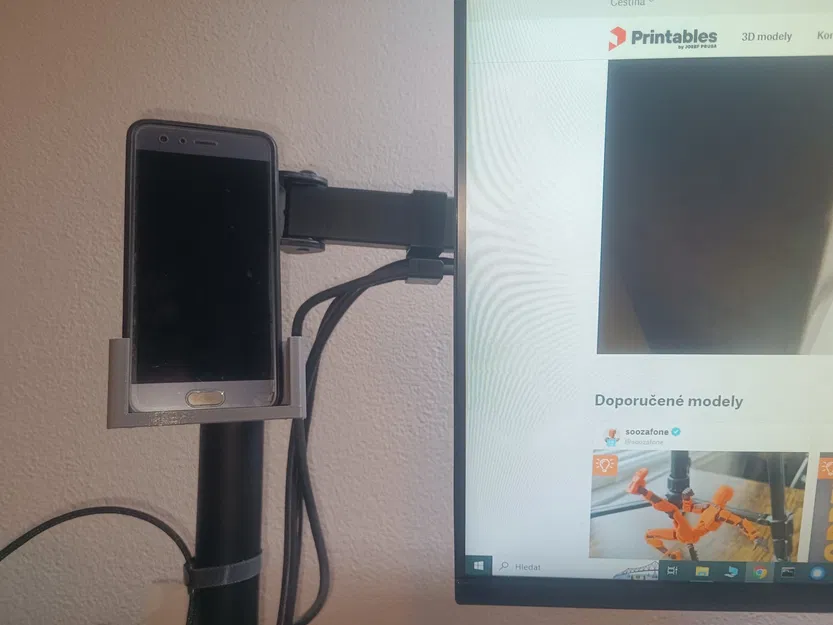 Giá đỡ điện thoại cho ống có đường kính 35 mm - Image 1