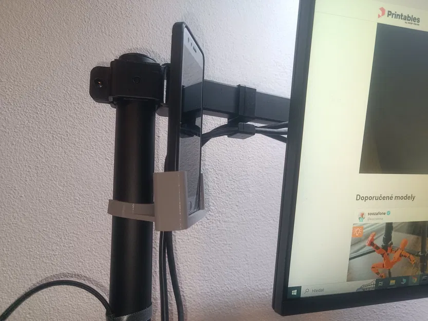 Giá đỡ điện thoại cho ống có đường kính 35 mm - Image 2