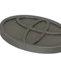 Logo Toyota In 3D - Thumbnail 1
