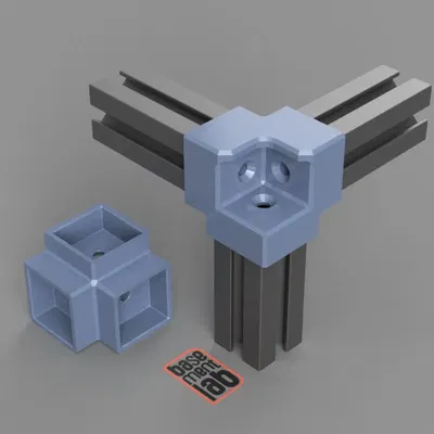 Khung Góc 3 Chiều Nối Thanh Nhôm 2020 SIÊU CỨNG