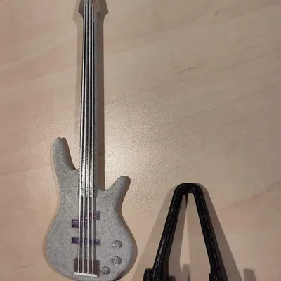 Đế Đựng Mô Hình Guitar Bass Mini