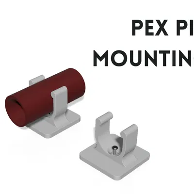 Cập nhật! Kẹp Gắn Ống PEX — Khớp Ngậm, Có Lỗ Vít Trung Tâm