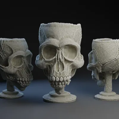 Chén Kim Thúy Khỉ Tạo Lưới AI + Blender Displacement Hướng dẫn Video