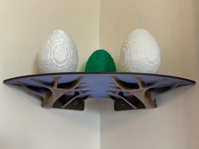 Rooted Shelf: Kệ Góc Vừa Vặn Cho Góc Tường Thực Tế - Image 1