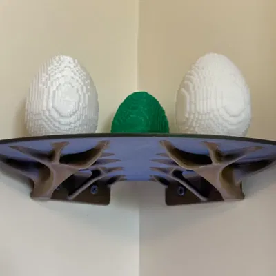 Rooted Shelf: Kệ Góc Vừa Vặn Cho Góc Tường Thực Tế