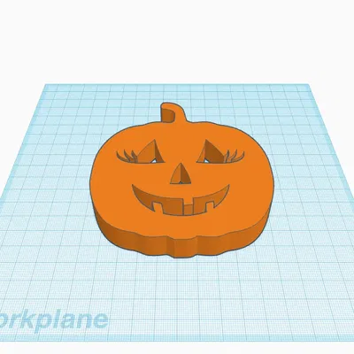 Biểu tượng trang trí Miss Jack O Lantern dễ thương