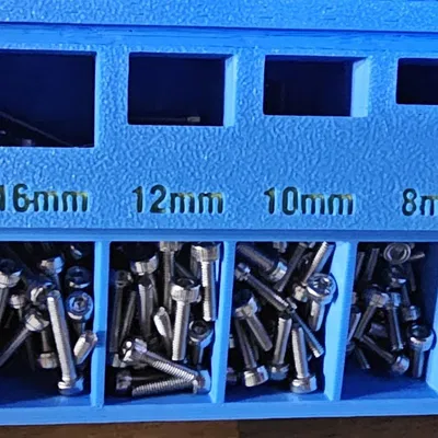 Tủ đựng và phân loại bu lông M3 Ikea Skadis - Dụng cụ xưởng