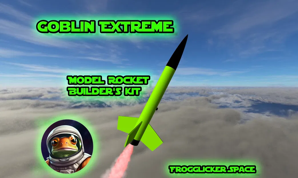 Tên lửa Mô hình Goblin Extreme - BT60 với Động cơ 29mm - Image 1