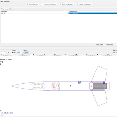 Tên lửa Mô hình Goblin Extreme - BT60 với Động cơ 29mm