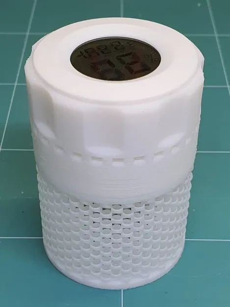 Hộp đựng chất hút ẩm cho cuộn dây có đo độ ẩm - lưới chắc chắn, nắp thông hơi - Image 1