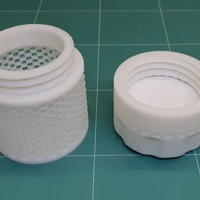 Hộp đựng chất hút ẩm cho cuộn dây có đo độ ẩm - lưới chắc chắn, nắp thông hơi