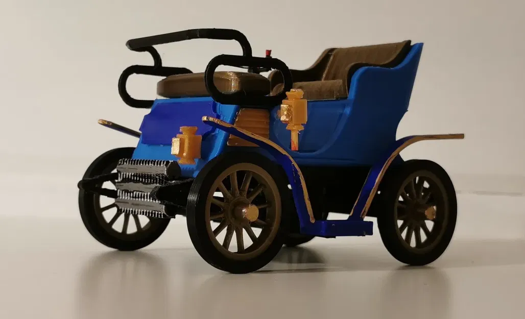 Mô hình Fiat 3,5 HP năm 1899 của Ed van der Heijden - Image 1