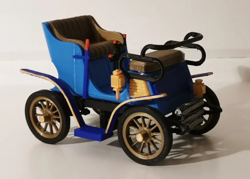 Mô hình Fiat 3,5 HP năm 1899 của Ed van der Heijden - Image 2