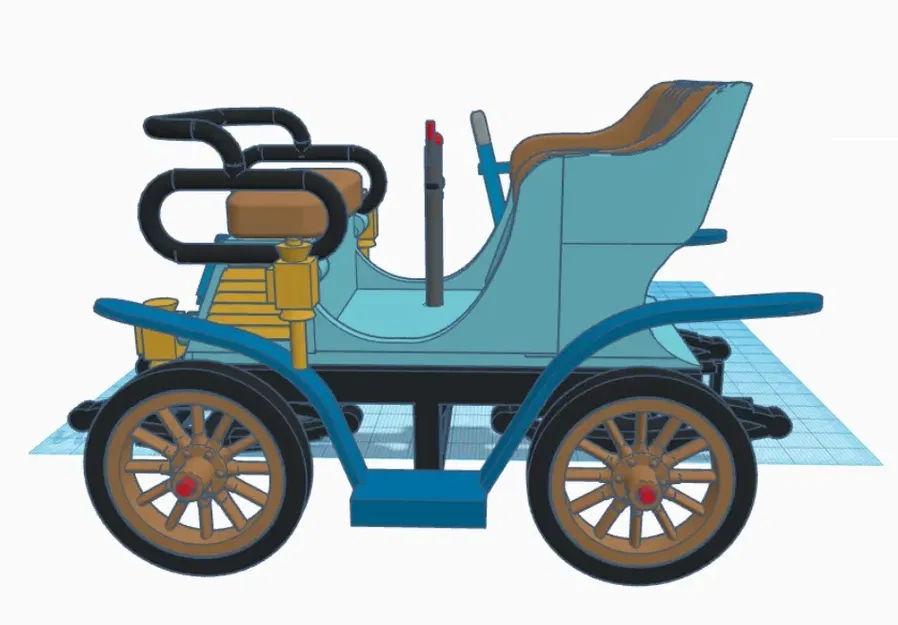 Mô hình Fiat 3,5 HP năm 1899 của Ed van der Heijden - Image 5
