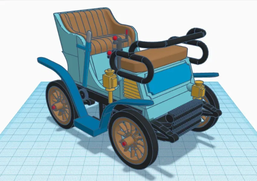 Mô hình Fiat 3,5 HP năm 1899 của Ed van der Heijden - Image 7