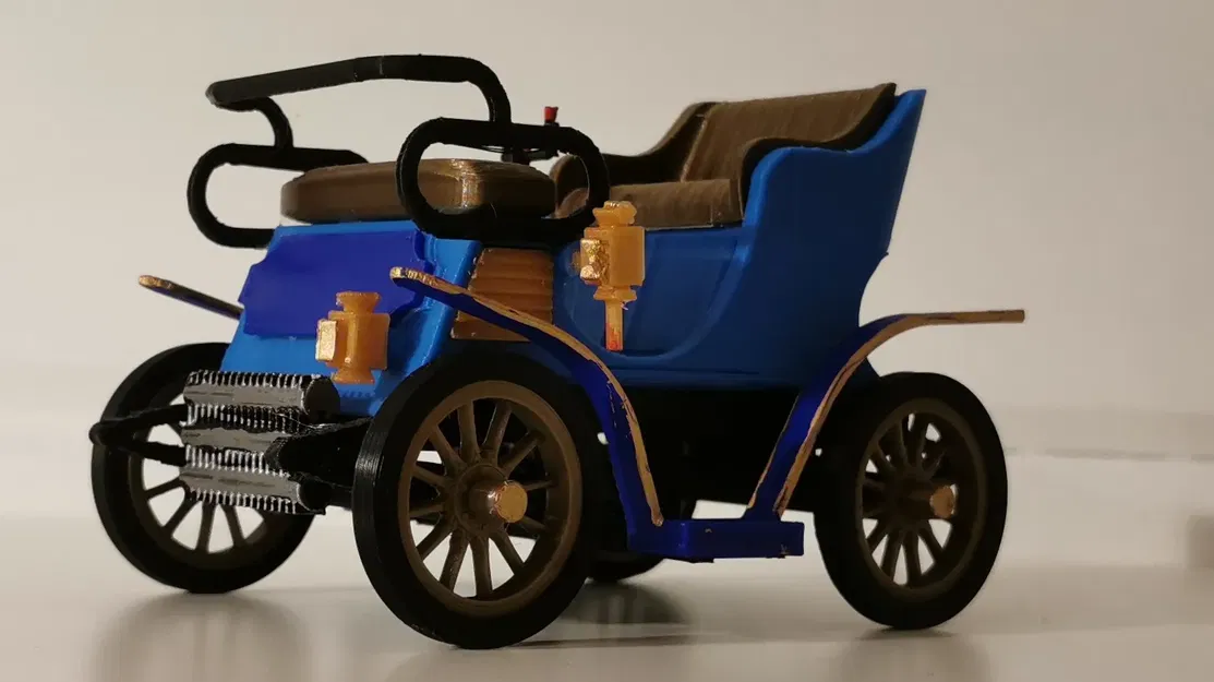 Mô hình Fiat 3,5 HP năm 1899 của Ed van der Heijden - Image 8