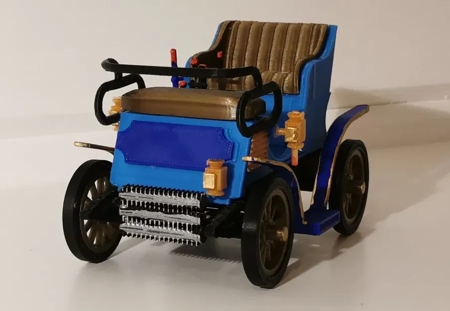 Mô hình Fiat 3,5 HP năm 1899 của Ed van der Heijden - Image 10