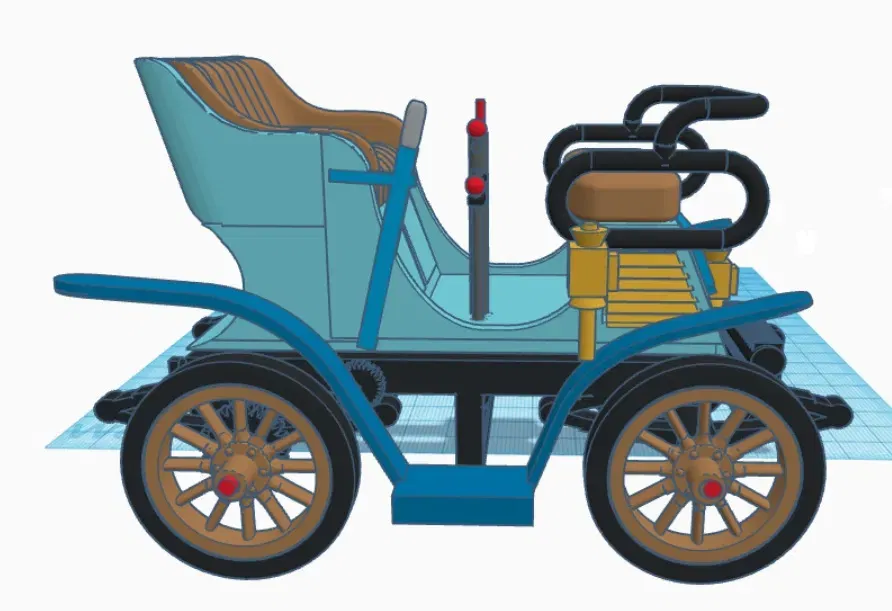 Mô hình Fiat 3,5 HP năm 1899 của Ed van der Heijden - Image 15