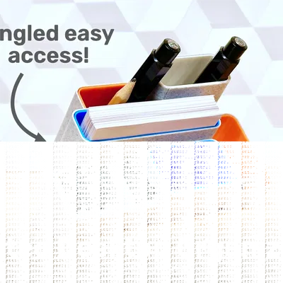 Kệ Tổ Chức Bàn Làm Việc Nghiêng (Tối Giản, Hiện Đại và Đầy Màu Sắc)