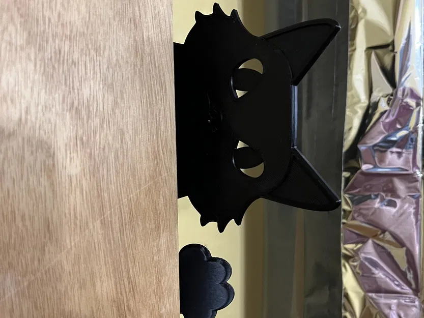 Giá đỡ cửa hình mèo đáng yêu treo tường - Image 1