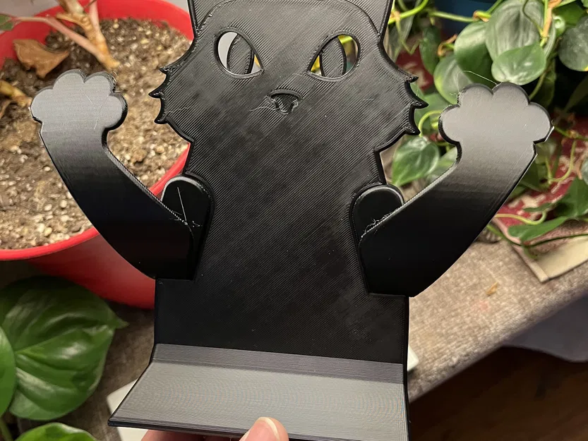 Giá đỡ cửa hình mèo đáng yêu treo tường - Image 2