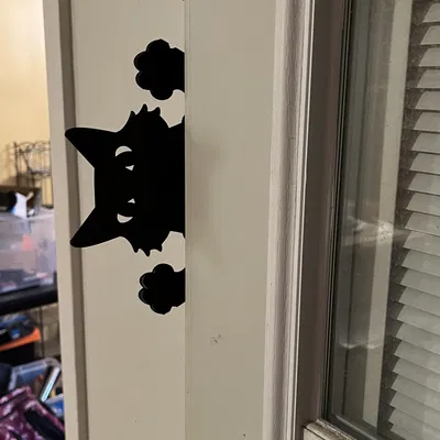 Giá đỡ cửa hình mèo đáng yêu treo tường