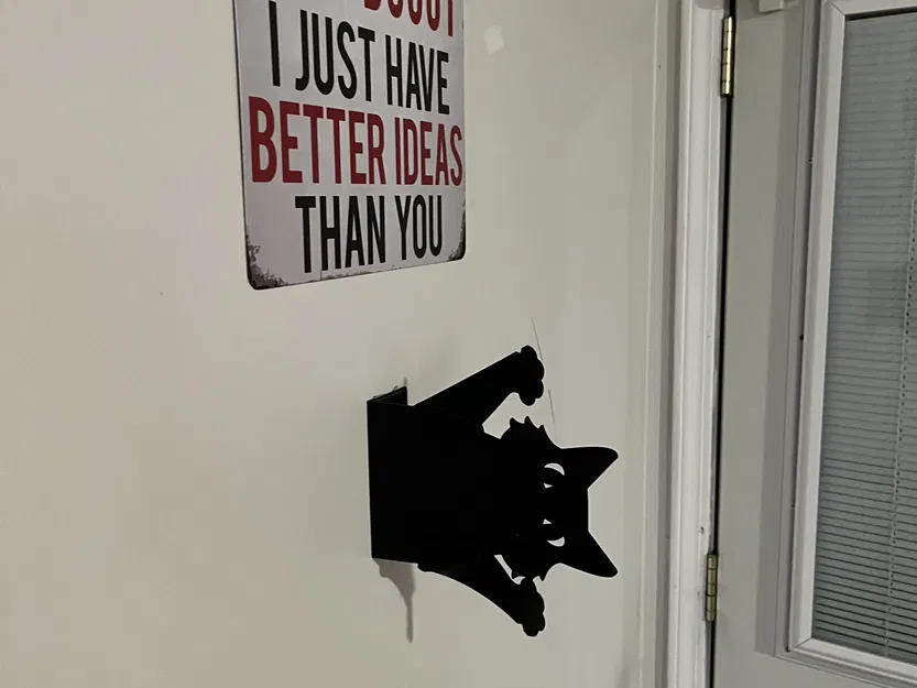 Giá đỡ cửa hình mèo đáng yêu treo tường - Image 5