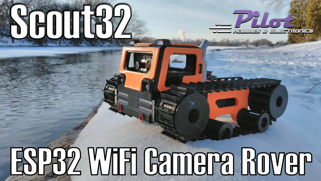 Scout32 ESP32 WiFi FPV Camera Rover - Image 2